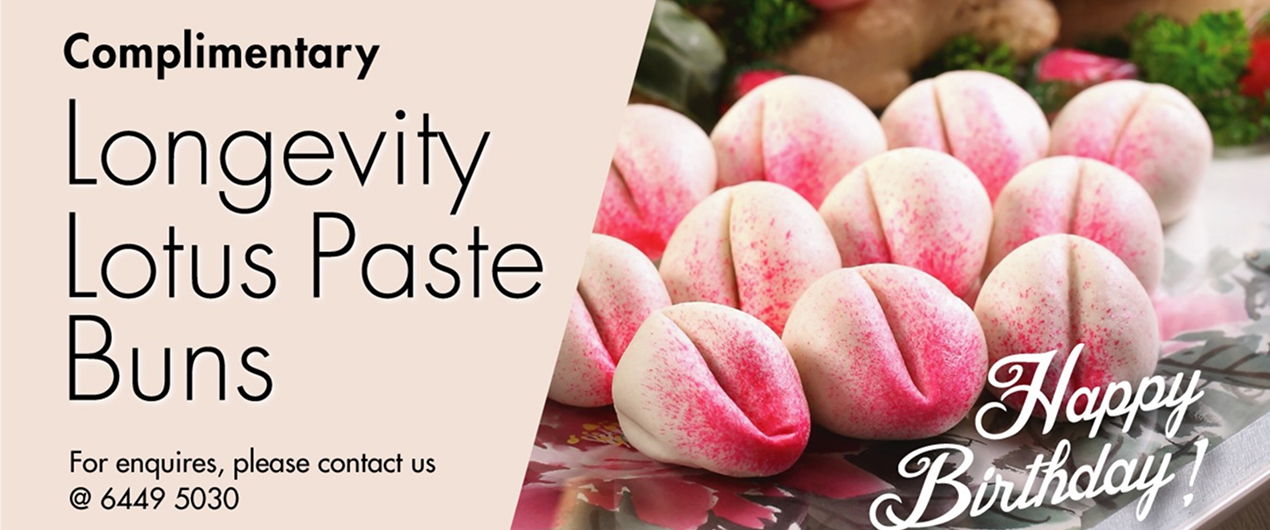 Longevity Lotus Paste Buns